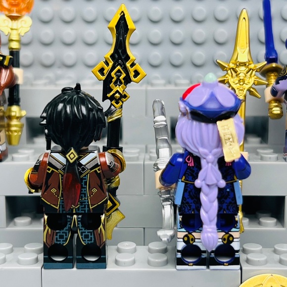 Genshin Impact Custom Minifigures Lot of 4 - Picture 5 of 7